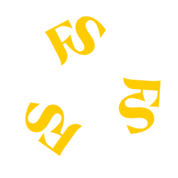 Flixton Sawmill yellow and white logo