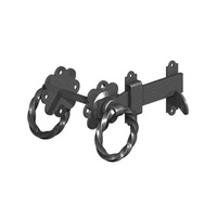 RING GATE LATCHES 6" 150MM E/BLAC